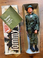 Vintage 1966-68 Boxed Tommy Gunn by Pedigree Action Figure + instructions manual