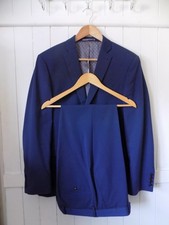 mens NEXT BLUE REGULAR FIT SUIT SIZE 38"R CHEST 34" WAIST 29" LEG