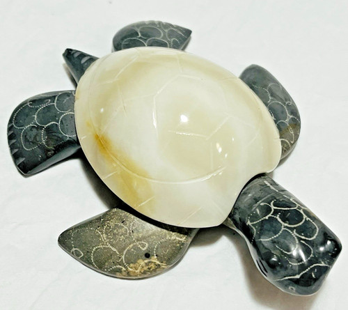 Hand carved agate onyx - hand,