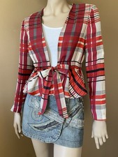 SASS AND BIDE LINEN CHECK TIE