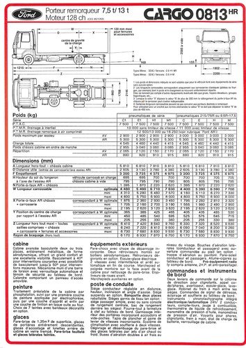 1988 ford cargo 0813 - 1988, hr