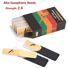 10Pcs Alto Sax Reeds Saxophone Reeds Eb Strength 2.0 Sax Reeds
