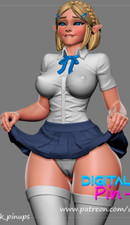 Zelda Student Pinup Resin