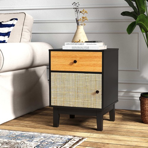 Boho end table - table, with