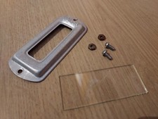 VINTAGE VALOR 207 L210 GLASS VIEWING WINDOW AND FRAME PARAFFIN WICK STOVE