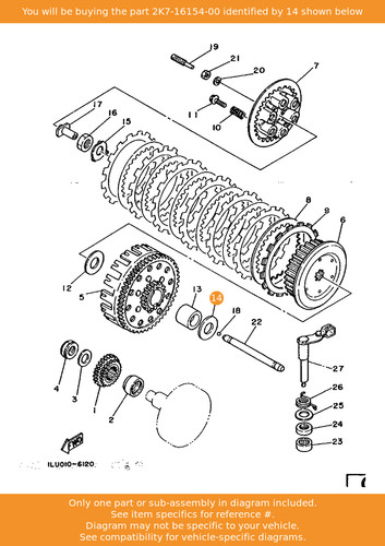 Yamaha plate thrust - plate,, 1