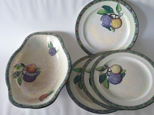 Carlton ware dessert plates - plates, &