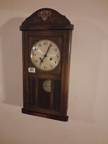 Vintage wall clock not - vintage, clock,