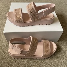 Skechers Woman’s Foamies-Glam Party Blush Pink Slingbacks Sandals UK 7 Luxe Foam