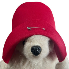NEW 100% WOOL FELT DARK RED