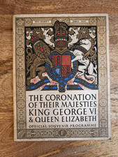 Royal Family Coronation Souvenir Programme. George VI & Queen Elizabeth 1937