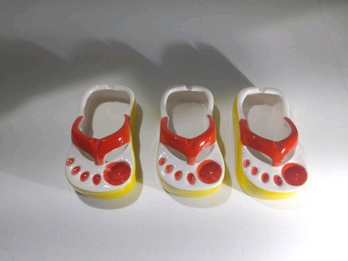 Ceramic ashtray flip flop - ceramic, fun