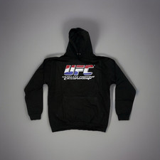 Official UFC Hoodie Adults Black Ultimate Fighting Championship Jumper
