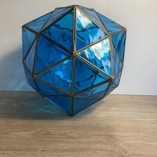 Stunning Aqua Blue Leaded