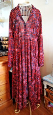 Mint Velvet Animal Print Midi Shirt Dress Size 14