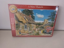 FX SCHMID - 1000 PIECE JIGSAW PUZZLE - 'A NEW THATCH'  - TREVOR MITCHELL ~ NEW