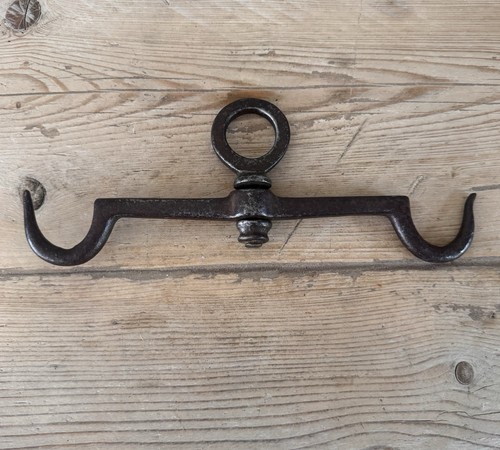Antique wrought iron butchers - wrought,