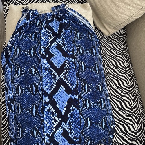Michael kors blue snake skin - michael,
