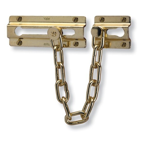 Yale door security chain brass - chain,