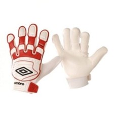 Umbro Stealth Shield Red White Training Football Goal Keeper Glove Size 6