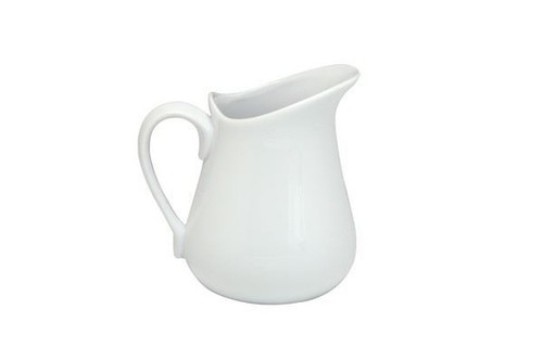 Milk jug white cream - white,