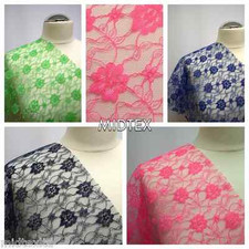 Floral Lace Net Fabric (Per