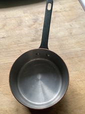 VINTAGE KITCHEN COPPER SMALL COOKING PAN STAMPED TOURNUS FRANCE 9CM