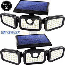 2 Pack LED Motion Sensor Solar