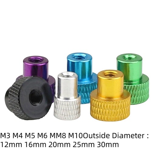 M10 knurled nut alu - -,