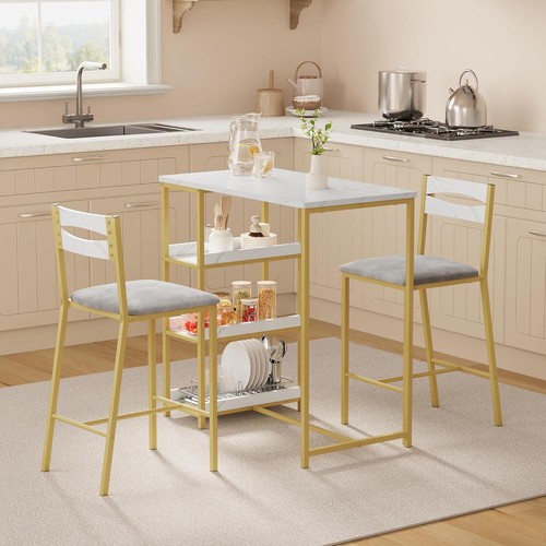 3pcs compact dining table - table, 2