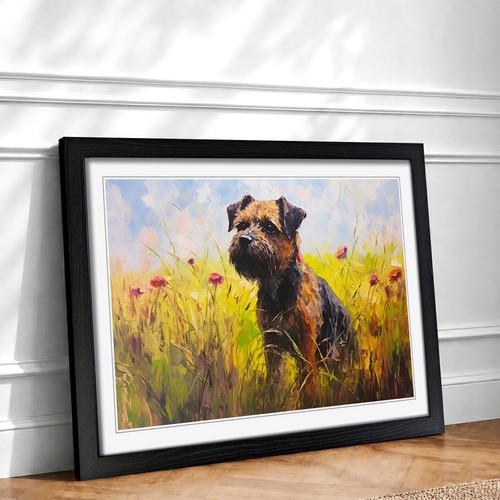 Border terrier dog - border,