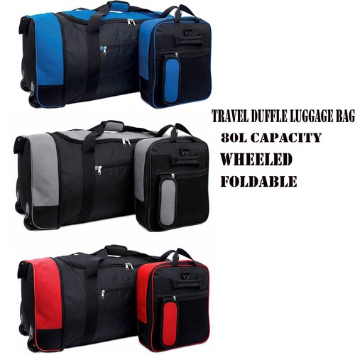 Travel duffle luggage bag 80l - travel,