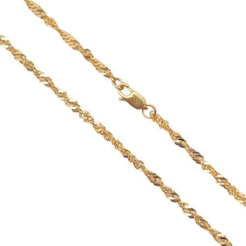 22ct yellow gold fancy - yellow, twisted