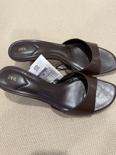 Zara white low - low, leather
