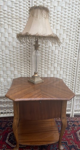 Antique sewing table tier - sewing,