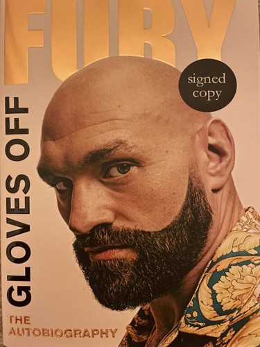 Signed tyson fury gloves off - tyson,