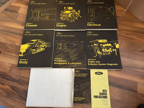 1973 ford service manual - ford,