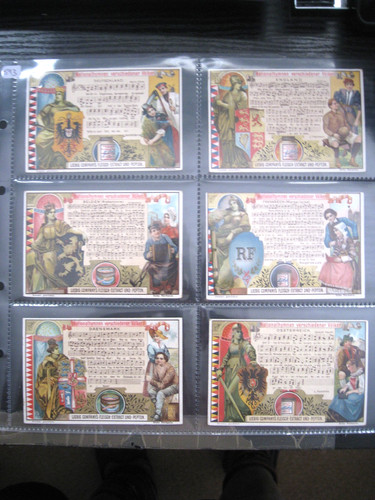 Liebig set cards s593 - set, 6
