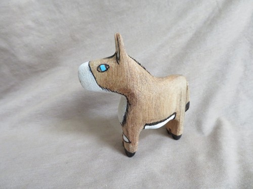 Native zuni wood donkey - native,