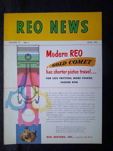 Reo news truck trade magazine - news,