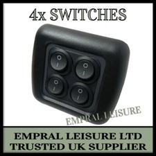 Campervan 12v Light Switch CBE Usb Voltmeter Control Panel Caravan Motorhome 12v