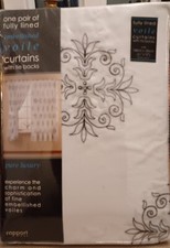 Fully Lined Voile Curtains