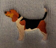Beagle dog logo embroidered on