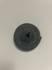 Black flat leather lace for ghillie shirt or jewellery 1 metre NEW