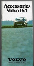 Volvo 164 Accessories 1970-1972 UK Market Sales Brochure