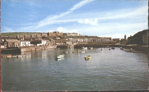 Porthleven the harbour - the,
