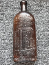 WARNERS New York Large  SAFE CURE BOTTLE,Deep Amber Rochester