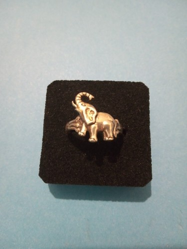 Sterling silver 925 elephant - silver,