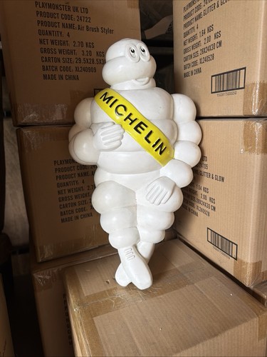 Antique bibendum michelin with - michelin,