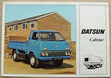 DATSUN CABSTAR Pick Up & Chassis Cab Sales Brochure June 1980 #S24.30m.A555